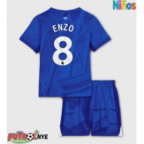 Camiseta Chelsea Enzo Fernandez #8 Primera Equipación para niños 2025-26 manga corta (+ pantalones cortos)